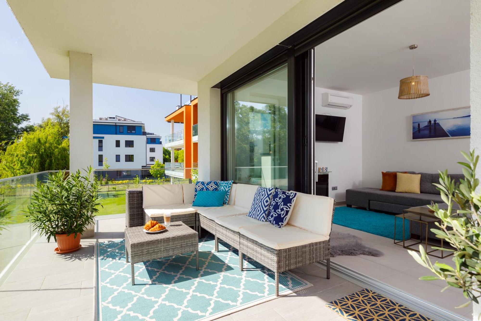 Blue4 Apartment Балатонфюзфе Екстер'єр фото